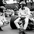1965 race scene with dan gurney and jim clark with lotus