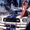 1976 mustang cobra ii and farrah fawcett
